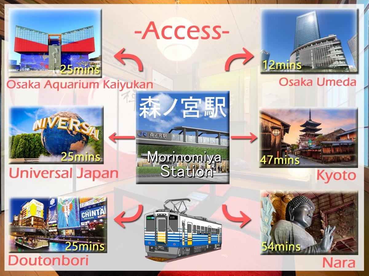Guesthouse中道 Ósaka Exteriér fotografie